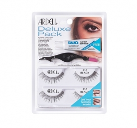 Ardell Deluxe Pack Lashes 2 Pairs - 110 Black 65222