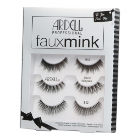 Ardell Fauxmink 3-Pack (810, 812, Demi Wispies) - 71963