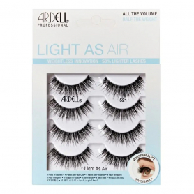 Ardell Light As Air Lashes 4 Pairs - 521 Black 99236