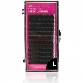 JB L-Curl, Mink Lashes, Black, 0.15 x 8mm JBML1508