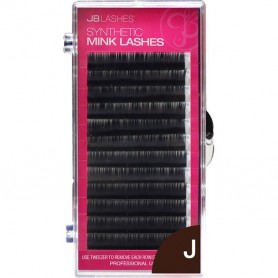 JB J-Curl, Mink Lashes, Black, 0.25 x 14mm JBMJ2514