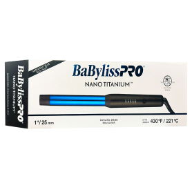 BaBylissPRO Nano Titanium 1" Curling Wand 1"/25mm 48717