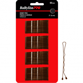 BaBylissPRO Bobby Pins 60pcs 2" (5cm) BRN BESCBOBBRUCC 34990