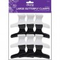 Diane By Fromm Large Butterfly Clamps 12-Pack #D13