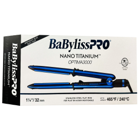 BaBylissPRO Nano Titanium Flat Iron OPTIMA3000 1 1/4" 32mm