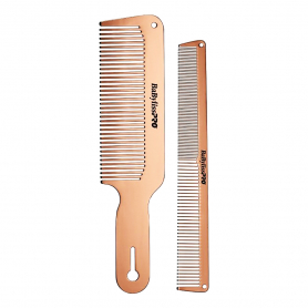 BaBylissPRO Barberology RoseFX Metal Comb Set BCOMBSET2RG