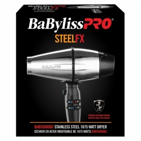 BaBylissPRO SteelFX S/S 1875 Watt Dryer - BABSS8000C 02435