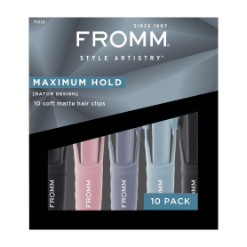 FROMM Maximum Hold Soft Matte Hair Clips Pink 10PK F5019