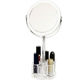 Danielle Acrylic Cosmetic Organizer With Mirror