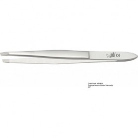 MBI-403 Eyebrow Tweezer Slanted With Narrow Tip Size 3.5"