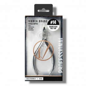 Ivanca Brand Cuticle Nipper Square Head Half Jaw #14 26977