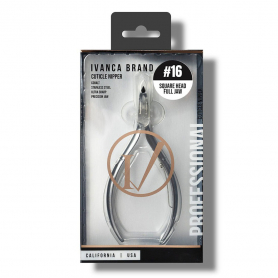 Ivanca Brand Cuticle Nipper Square Head Full Jaw #16 26979