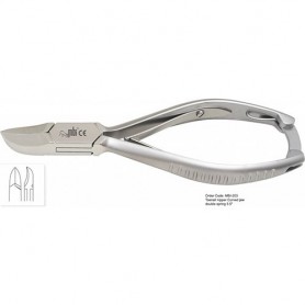 MBI-203 Toenail Nipper Curved Jaw Double Spring 5.5"