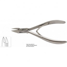 MBI-212 Ingrown Nail Nipper Flat Jaw Double Spring 5"