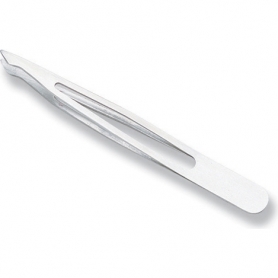 Ultra Haircare 3-3/4" Slant/Point Tweezers - 4873U