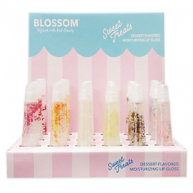 Blossom Moisturizing Lip Gloss 18Pcs BL-LGTUBE18-ST