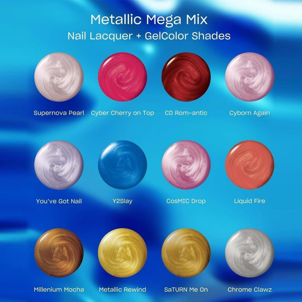 OPI Nail Lacquer Metallic Mega Mix Fall 2024 DCF002
