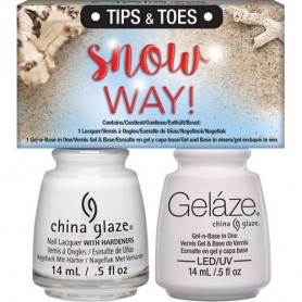 Gelaze Tips & Toes Snow Way! 2pk #83804