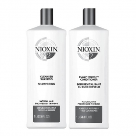 Nioxin2 Natural Hair Progressed Thinning Duo Pack 1L 32397