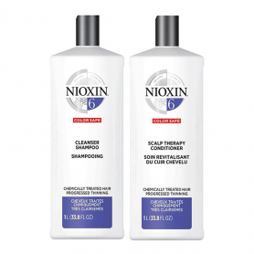 Nioxin6 Chemically Treated Hair P. Thining Duo Pack 1L 70533