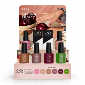 CND Vinylux Autumn Addict 14Pcs Display 00824