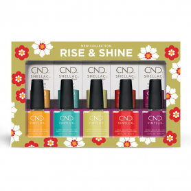 CND Shellac & Vinylux Rise & Shine Collection 10PC 01003