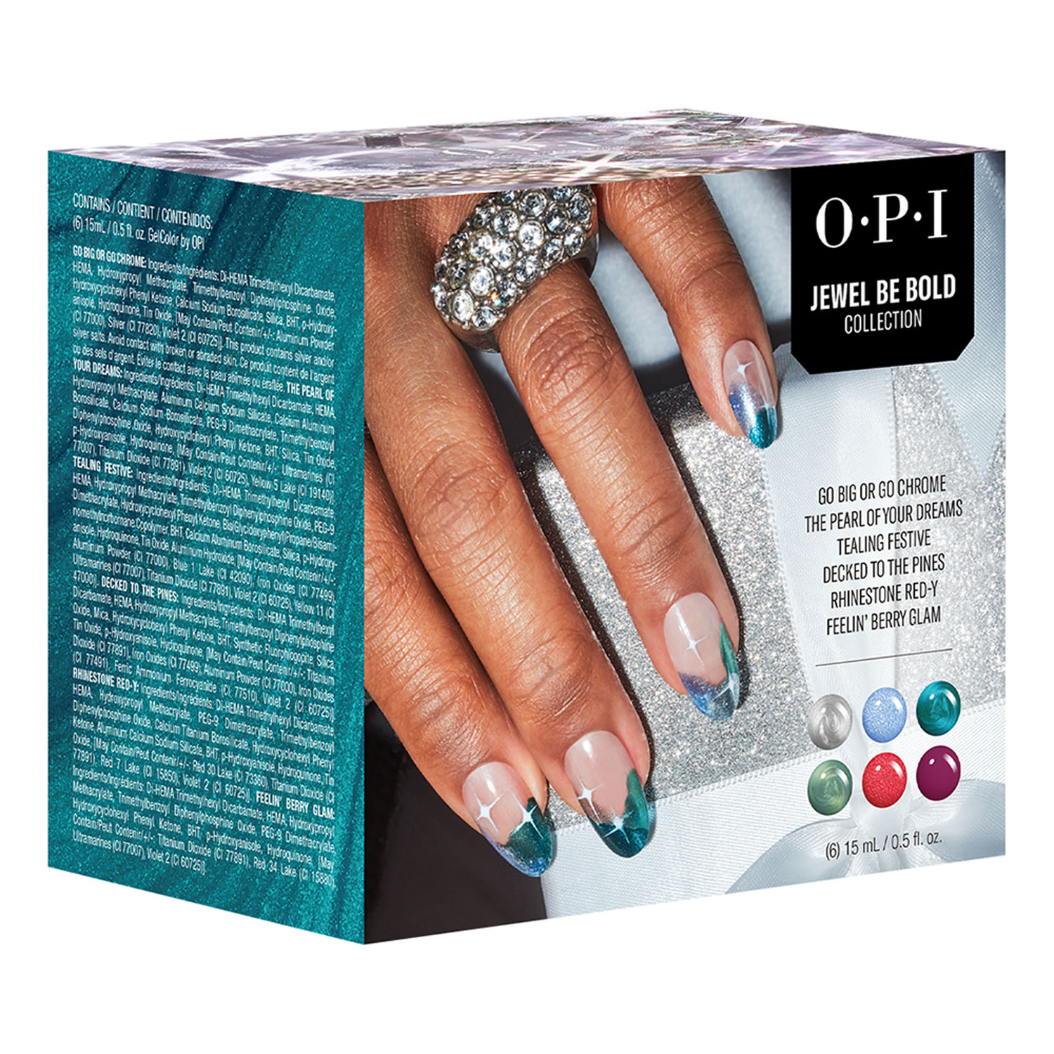 OPI Gelcolor Jewel Be Bold 6PC Add-On Kit#1 HPP16