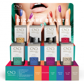 CND Shellac Bizarre Beauty 16 Pcs Pop Display 01355