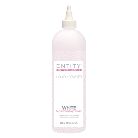 Entity No-Touch Acrylic Sculpting Powder White 22 oz 5900001