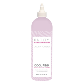 Entity No-Touch Acrylic Sculpting Powder Cool Pink 22 oz