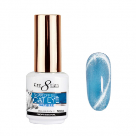 Cre8tion Cat Eye Saphire Soak Off Gel 0.5 oz SC06 1013