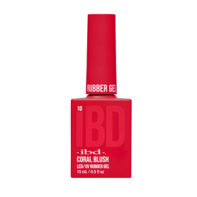 IBD LED/UV Rubber Gel 0.5 oz - Coral Blush 37716