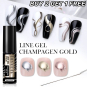 Gel Art UV&LED Metallic Line Gel Champagne Gold 5ml 56567-2