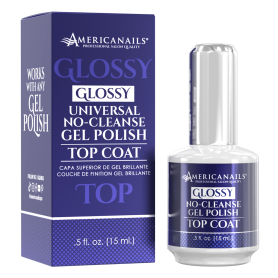 Americanails No-Cleanse Top Coat Glossy Finish 0.5ozAMN1017G