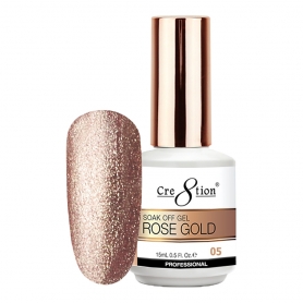 Cre8tion Rose Gold 05 Soak Off Gel 0.5 fl oz/15 ml 0916-3128