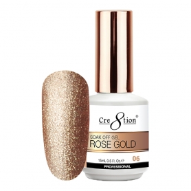 Cre8tion Rose Gold 06 Soak Off Gel 0.5 fl oz/15 ml 0916-3129