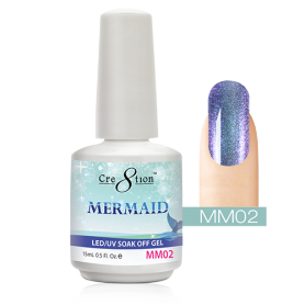 Cre8tion Mermaid LED/UV Soak Off Gel 0.5 fl oz/15ml - MM02