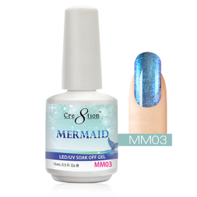 Cre8tion Mermaid LED/UV Soak Off Gel 0.5 fl oz/15ml - MM03