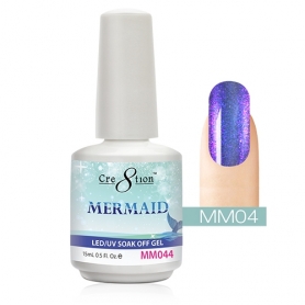 Cre8tion Mermaid LED/UV Soak Off Gel 0.5 fl oz/15ml - MM04