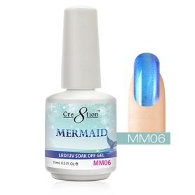 Cre8tion Mermaid LED/UV Soak Off Gel 0.5 fl oz/15ml - MM06