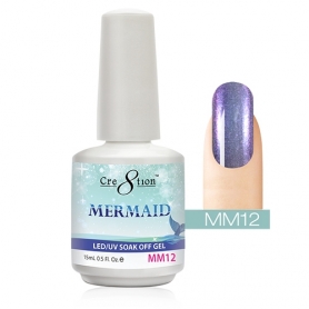 Cre8tion Mermaid LED/UV Soak Off Gel 0.5 fl oz/15ml - MM12