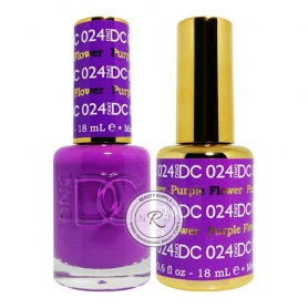 Daisy Soak Off Gel - Purple Flower - DC024