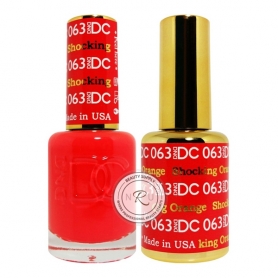 Daisy Soak Off Gel - Shocking Orange - DC063