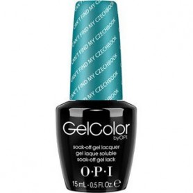 OPI Gelcolor Can't Find My Czechbook 0.5 fl. oz. GC E75