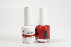 Gelixir Soak Off Gel All In One Set - Cadmium Red GX042