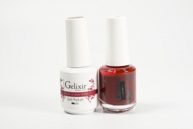 Gelixir Soak Off Gel All In One Set - Crimson Red GX049