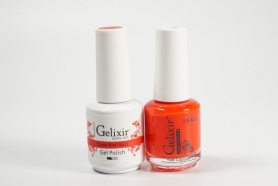 Gelixir Soak Off Gel All In One Set- Coral Red  GX062