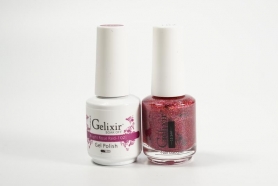 Gelixir Soak Off Gel All In One Set- Bright Rose Red  GX102