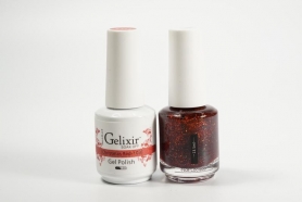 Gelixir Soak Off Gel All In One Set- Christmas Red  GX103