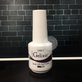 Gelixir Soak Off Gel Polish UV/LED 0.5 fl oz / 15ml - X801